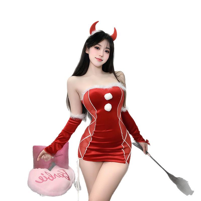 New Christmas Santa Claus Uniform Set with Tree Skirt Holiday Decorations Birth286