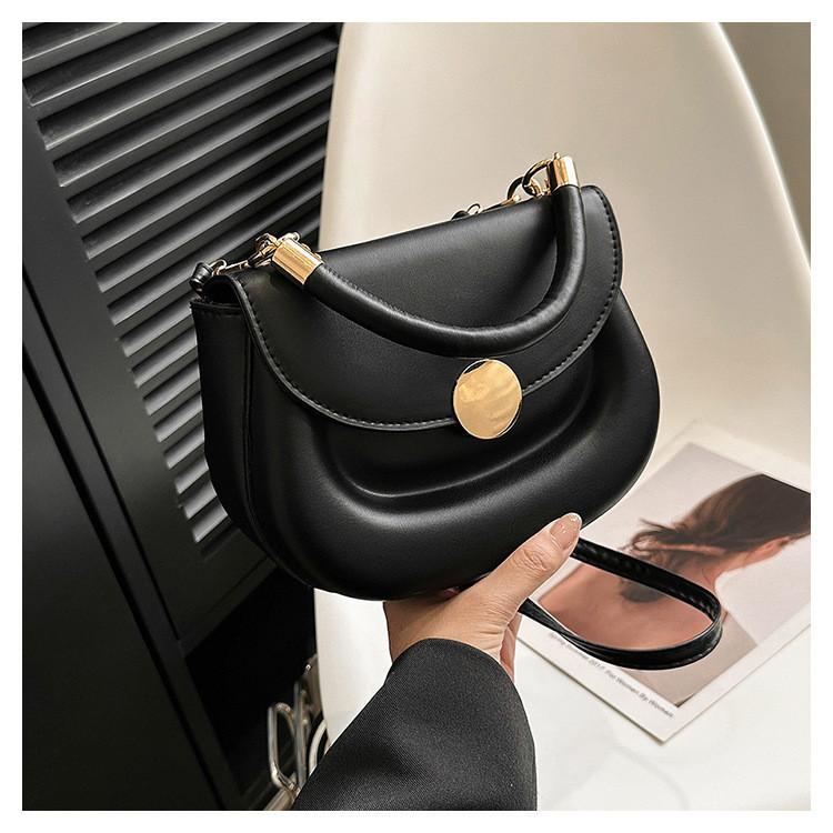 2023 New Candy-colored Pu Leather Crossbody Bag For Women
