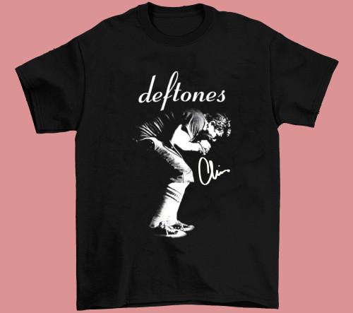 Chino Moreno Signature Deftones Black Size S-4XL Heavy Cotton Unisex T-Shirt 3XL