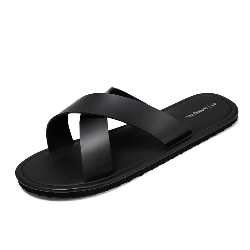 Fashion Men's Slippers Summer Large Size 46 Outdoor Beach Casual Sandals Trend Men Shoes Flat Non-slip Comfortable Shoes Zapatillas