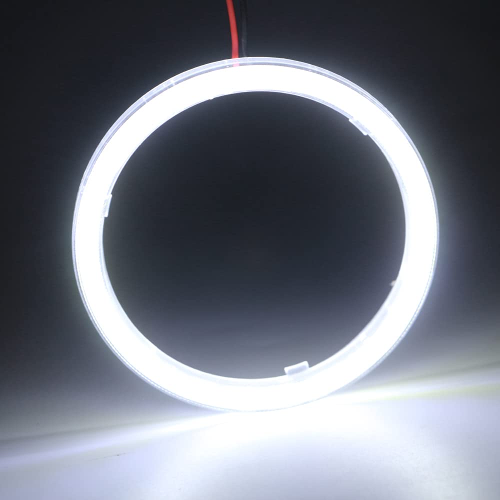 Grandview LED COB Squid Ring 90mm Headlamp White White with Cover Ballast Angel Eye
