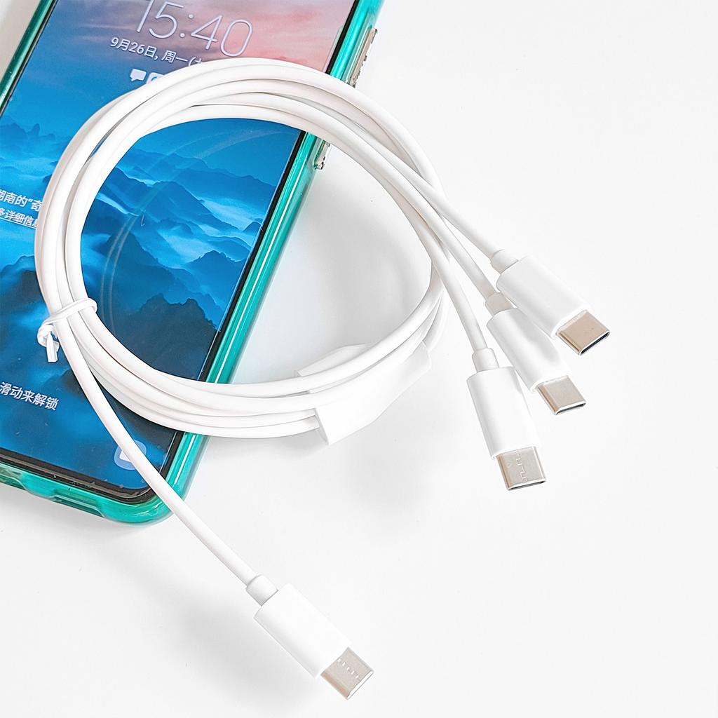3 in 1 USB Type C Cable For Mobile Phone Accessories Charging USB C Cable Charger USB Cable For Phone Tablets