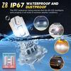 H7 Headlight H4 Bi LED Bulbs for Car CANBUS 6500K 1500W High Power Auto Lights Mini Wireless Turbo Fan Automobile LED Headlamp