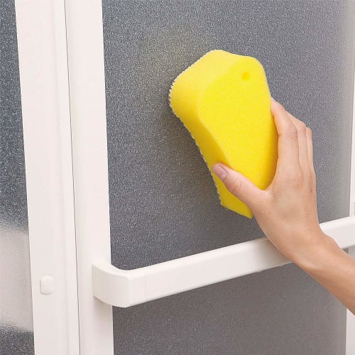 Azuma Kogyo Floor Bath Sponge for Cleaning Bathroom Grooves and Floors, BT752