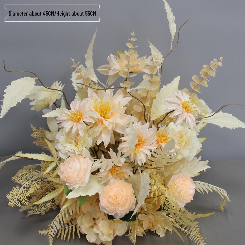 Artificial Wedding Aisle Flowers: Hotel Table Arrangements & Decorative Flower Balls for Stage and Welcome Area