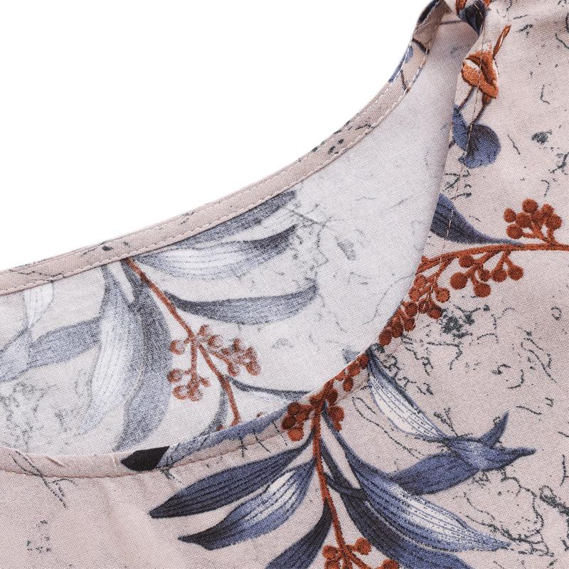 Elegantní dámské volné šaty plus size Letní šaty s krátkým rukávem Ležérní dlouhé šaty Dámské vintage oblečení