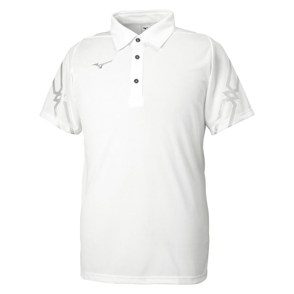 Mizuno MCL Training Polo Medium Shirt, 32MA9176, White,