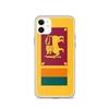 Phone Case – Flag of Sri Lanka – Compatible iPhone 11 – Soft Case – Resistant and Shockproof - Silicone - Pixelforma