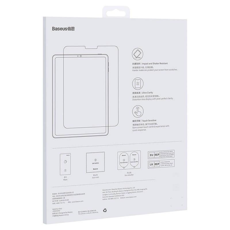 Szkło Hartowane 0.3Mm Baseus Do Ipad Pro 12.9''