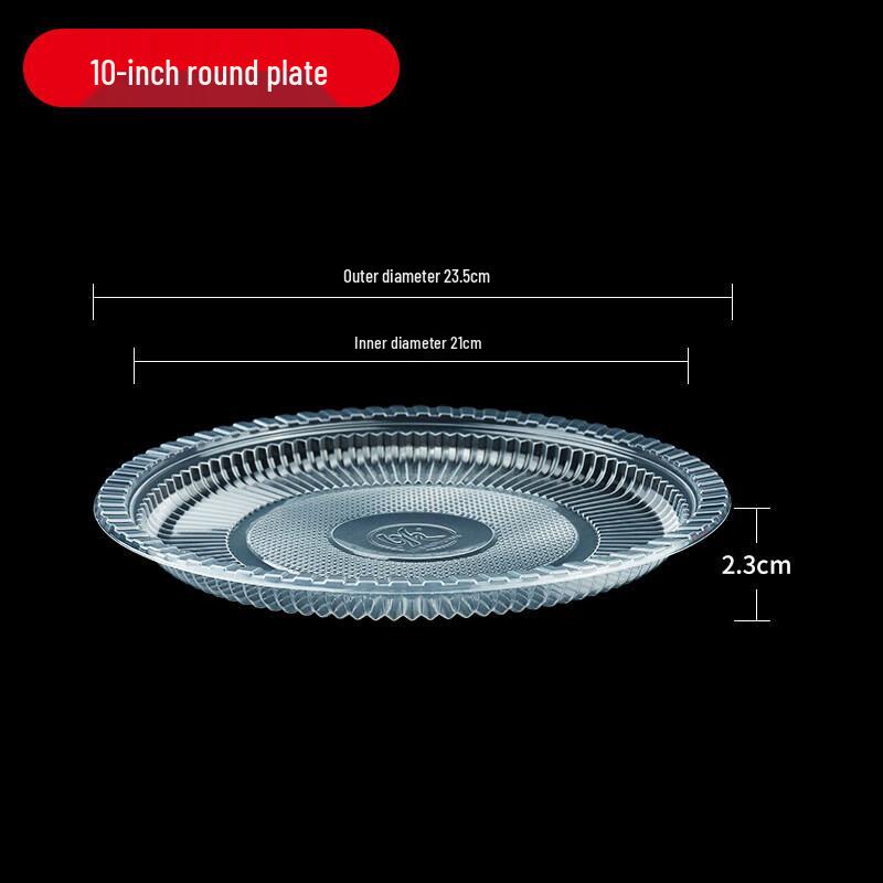 Saikeyou 10-inch Disposable Round Plates