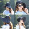 Adjustable Outdoor Beach Cap Wide Brim Summer Beach Hat Sun Protection Hat  Beach Wear