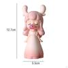 Blowing Bubble Girl Statue Sculpture Crafts Gift Collection Ornament Resin Figurine for Desktop