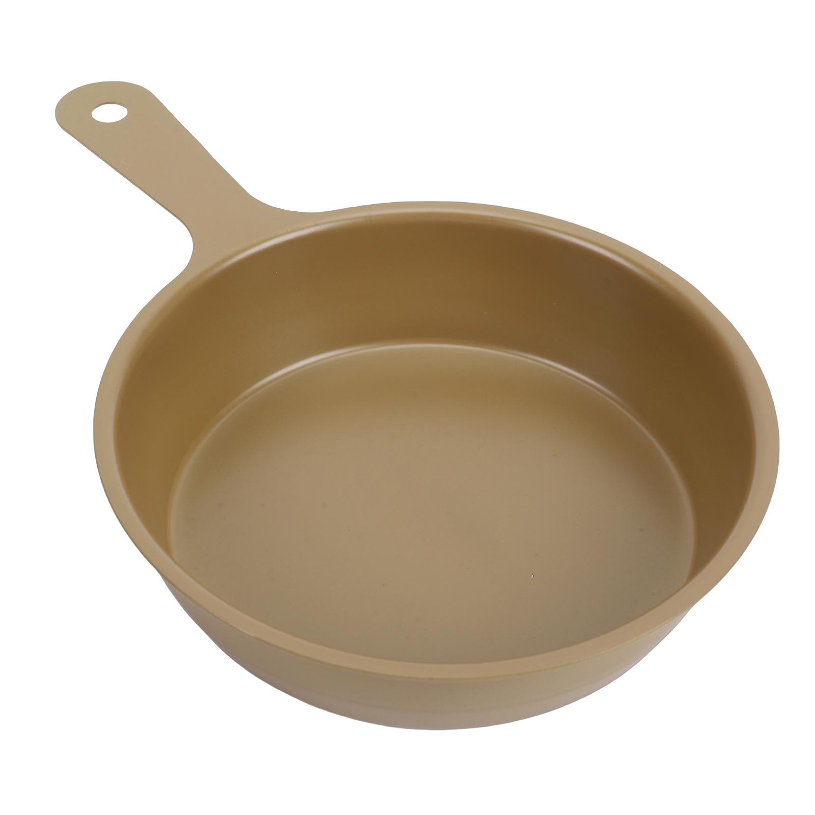 Сковорода Нержавеющая Сталь Портативная Антипригарная Кастрюля Круглая Сковорода для Яиц Походная Посуда