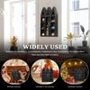 Wall Mounted Crystal Display Shelf Wooden Floating Shelves Gothic Bohemian Crystal Wall Holders for Home Living Room Decorative