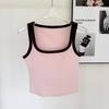Spring and Summer New Arrival Bubble Wrap Sports Vest Female Contrast Color Outwear Yoga Bra Tops Quick-Drying Breathable Fitness Loungewear
