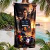 Asciugamano da Spiaggia alla Moda Max Verstappen Portatile Morbido Asciugatura Rapida per Nuoto Campeggio Vacanze
