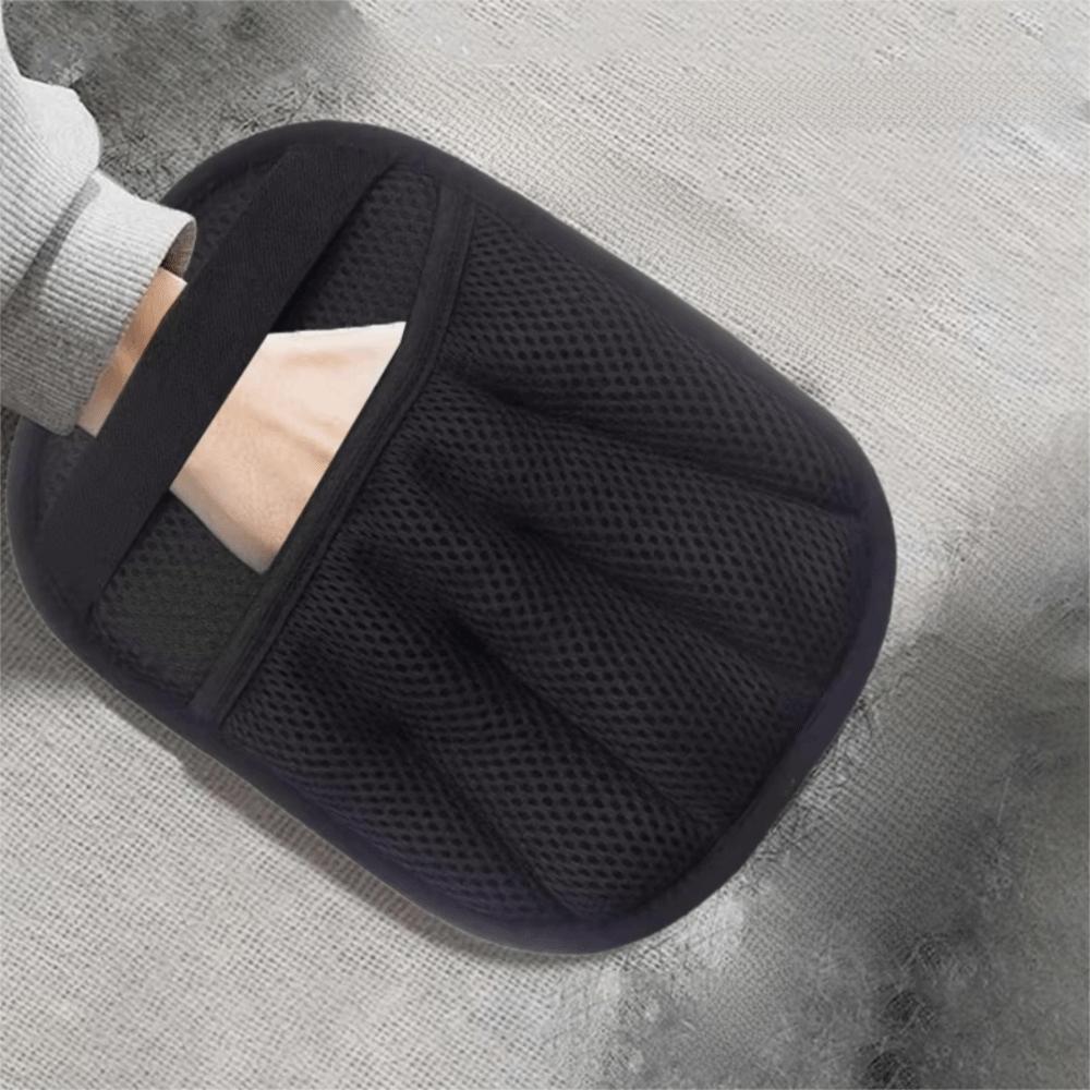 2Pcs Non-slip Pet Hair Eliminator Mitts Two-way Hair Removal Pet Grooming Gloves Cat