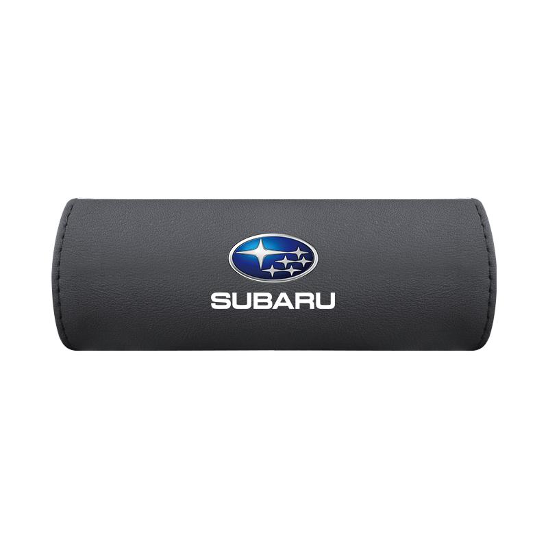 Car Logo Interior Roof Gloves Leather Handle Protector For Subaru XV Forester BRZ WRX Legacy STI Tribeca Crosstrek Mpreza Levorg mbi0