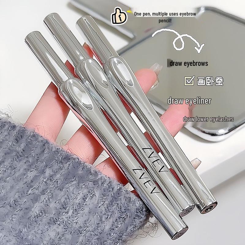 ZVEV Dual-Ended Eyebrow Pencil: Waterproof, Smudge-Proof, Non-Fading Eyeliner