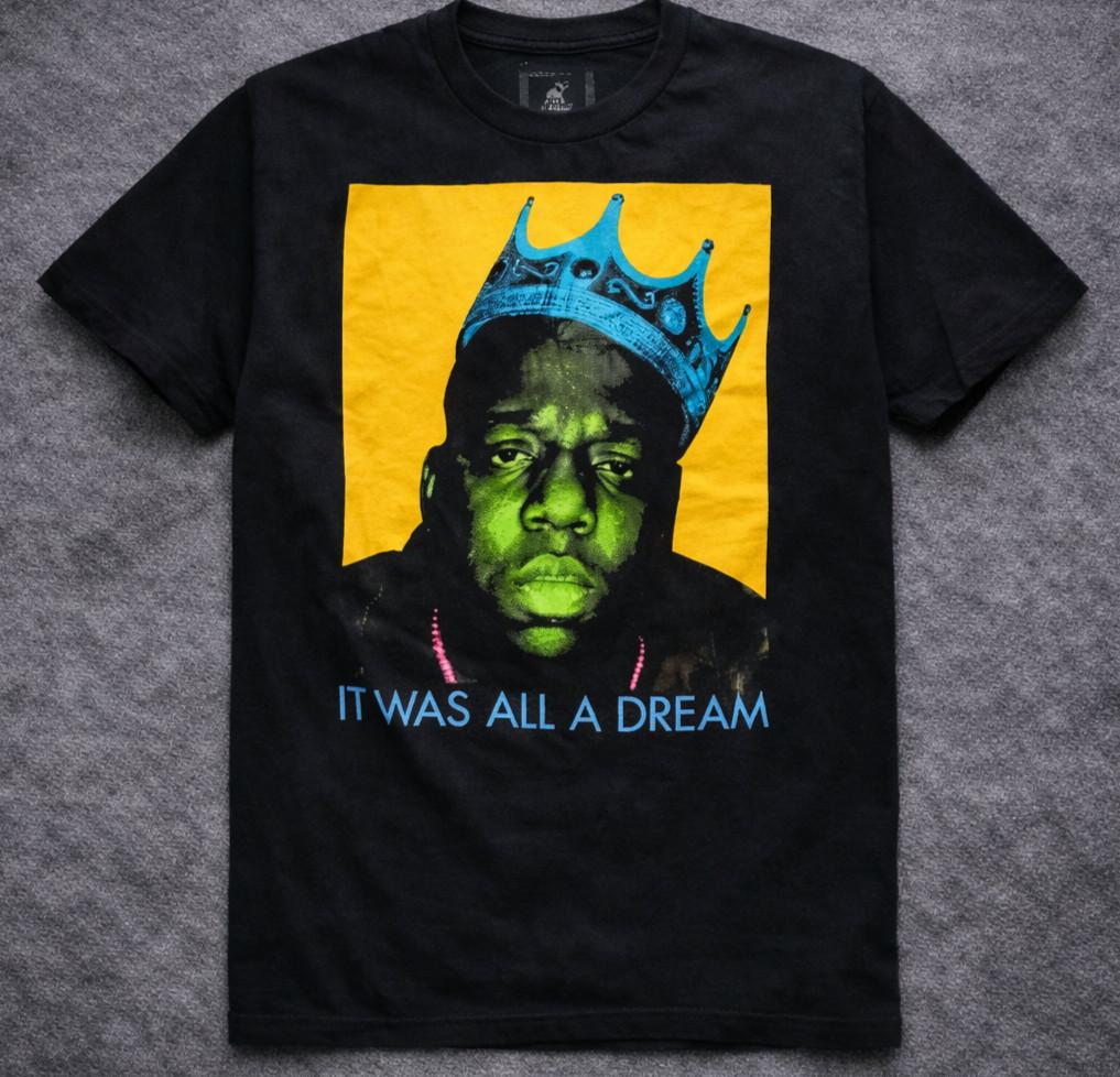 Notorious B.I.G. T Mens M It Was All A Dream Hip Hop Graphic Unisex T-Shirt XL