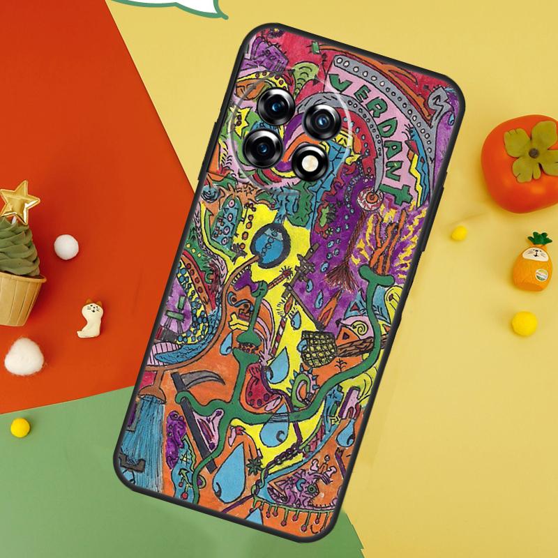 Indie Hippie Art Case For OnePlus 9 10 Pro 11 12 13 15 13T 13R 12R 10T 8T Nord 5 CE 2 3 4 Lite N20 N30 Cover