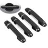 For Toyota Aqua Prius C 2011 2012 2013 2014 2015 2016 2017 ABS Chrome Carbon Door Handle Cover Trims Car Styling Accessories