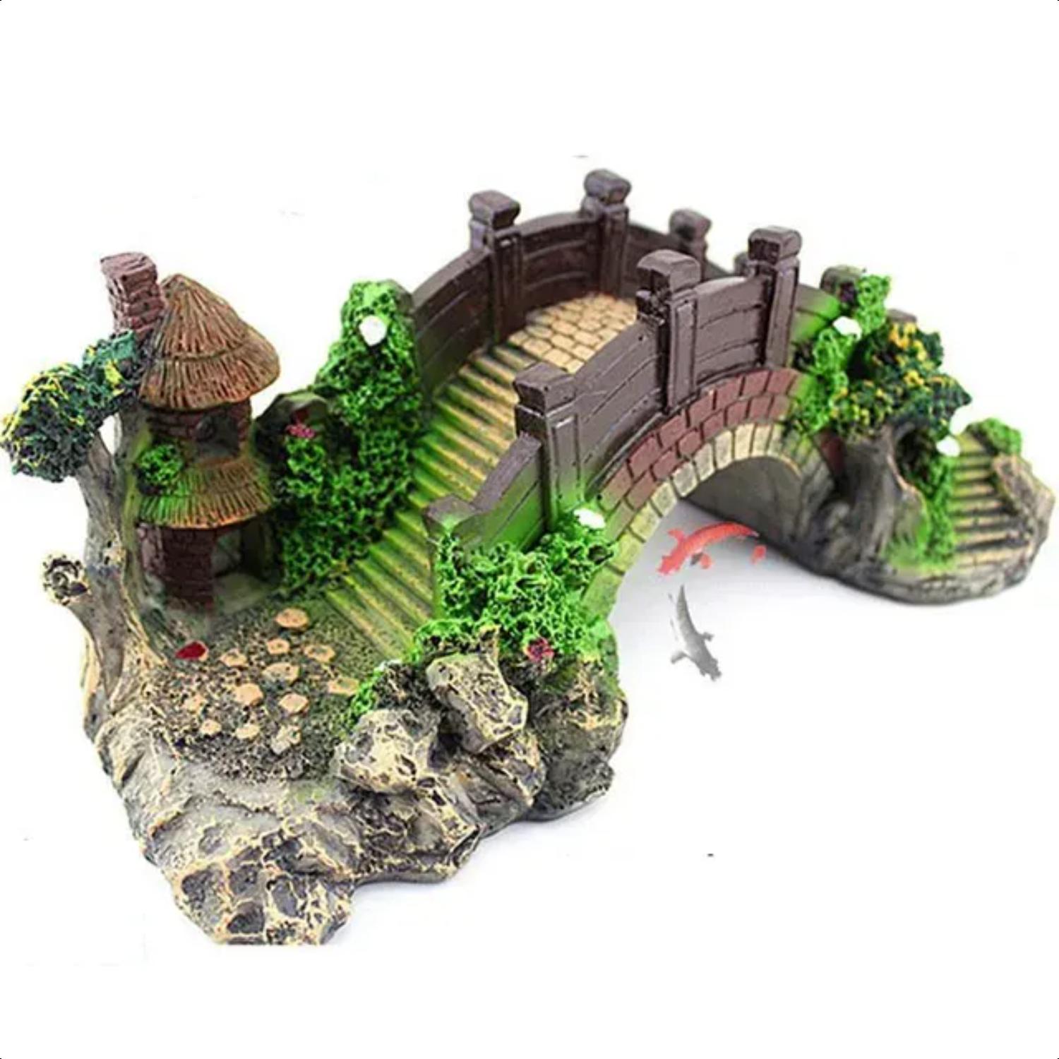 

Новое потрясающее и умиротворяющее украшение в виде деревянного мостика для аквариума подчеркнет красоту вашего подводного мира.. Создайте привлекательное