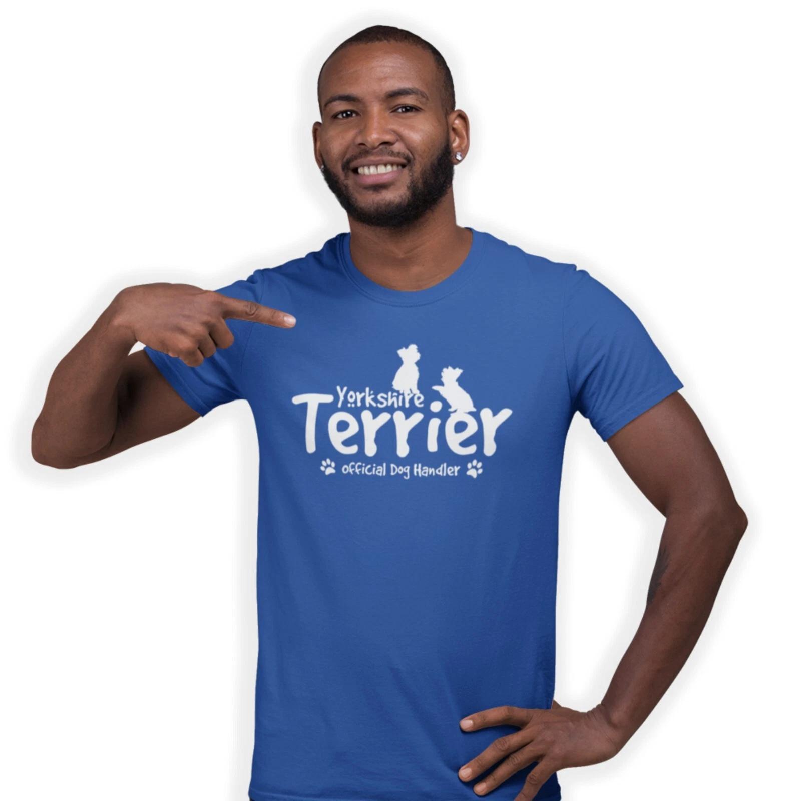 Yorkshire Terrier Official Dog Handler T-Shirt Dog Lover Birthday Gift S