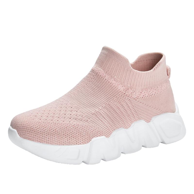 Autumn Children Sock Boots Platform Pink Green Breathable Kids Short Boot Unisex Slip-on 28-38 Handsome Mordern Boys Girls Shoes