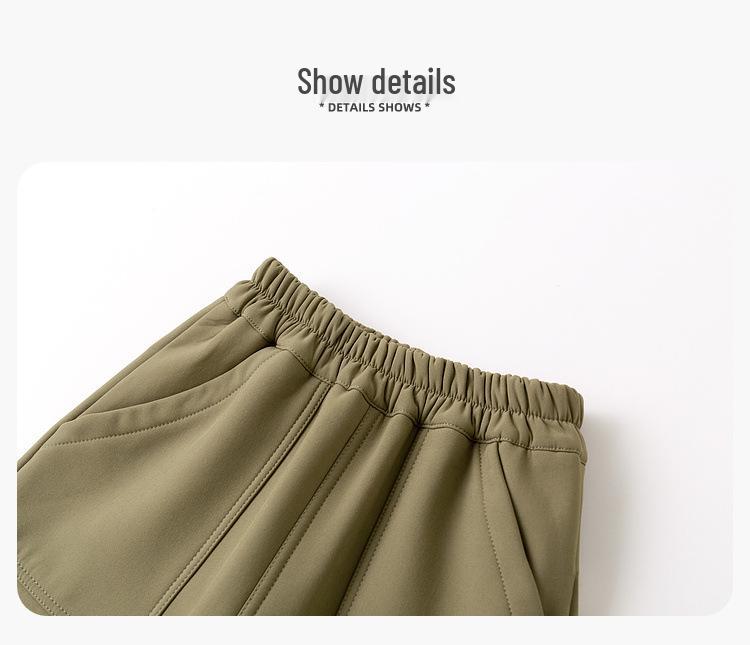 Dudujia Fleece-Lined Children's Joggers - Autumn/Winter Baby & Kids Pants