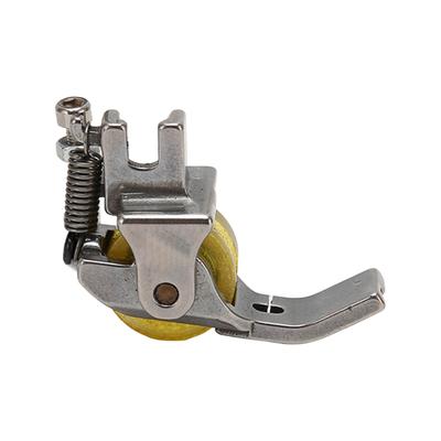 Rubber Wheel Presser Foot 0.3mm Strong Metal Easy Installation Roller Presser Foot for Sewing