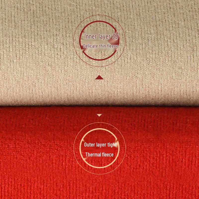 Yuzhaolin Men's Red Thermal Base Layer Gift Set