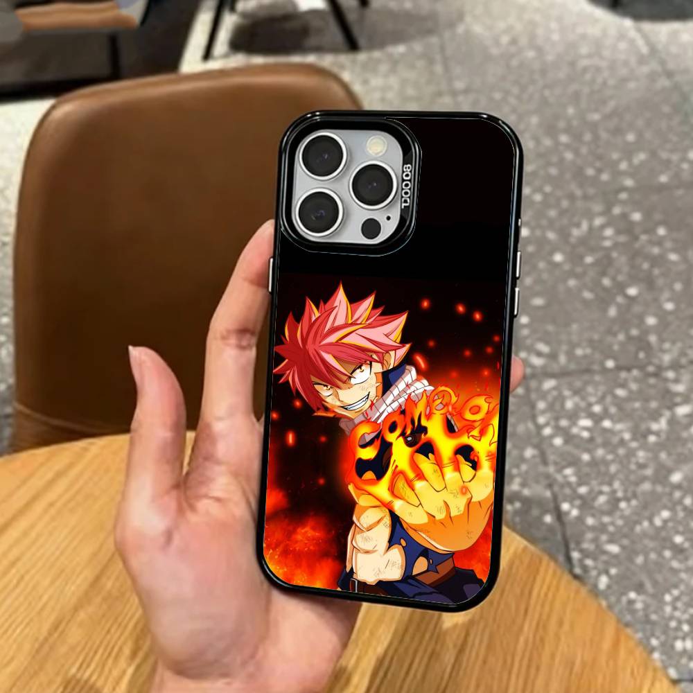 F-Fairy Tail Guild   Phone Case For iPhone17,16,15,14,13,12,11 Plus,Pro Max Colored Silver Plated Inside Cover