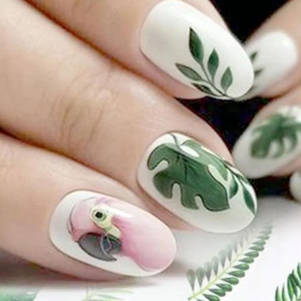 68 Sheets Nail Stickers DIY Exquisite Cute Self Adhesive Nail Decals Decoration Accessories for Women