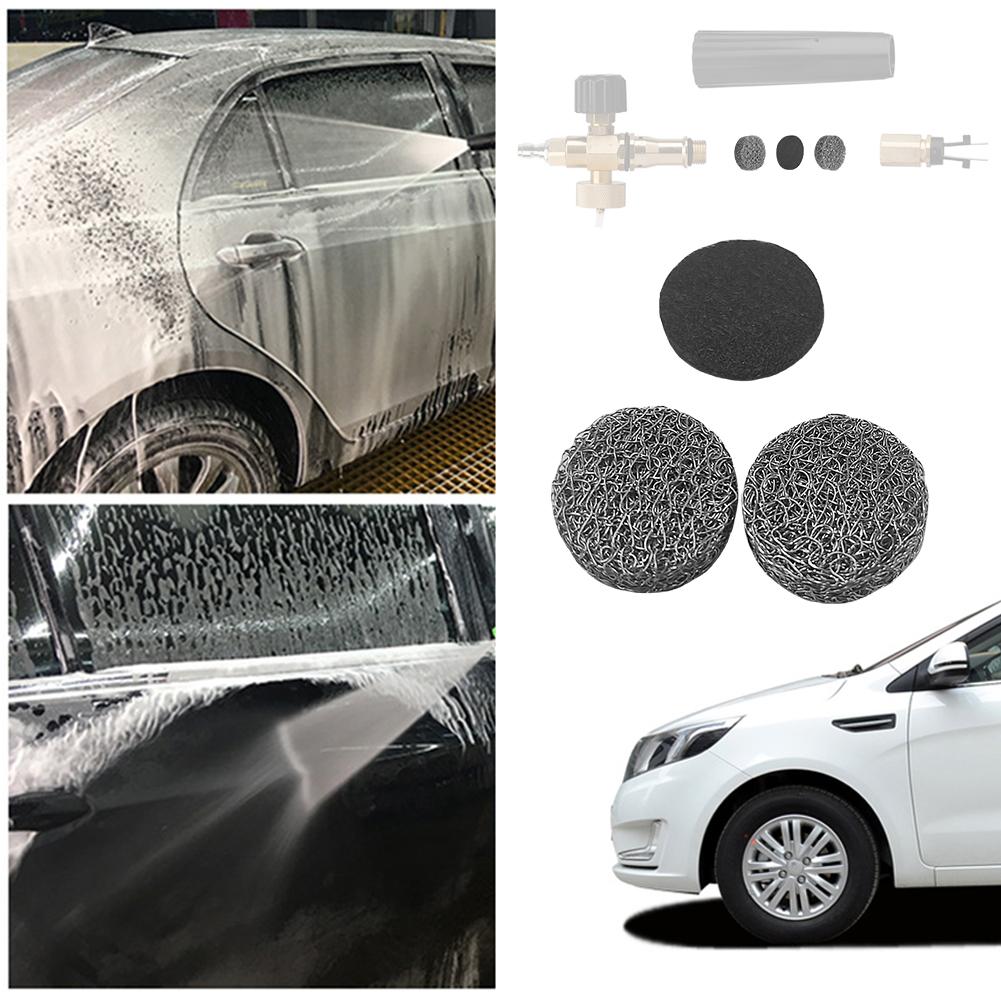 Foam Cannon Lance Mesh Filter Foam Lance Tablet Snow Foam Lance Mesh Filter Stainless Steel Strainer Net Filter for Foam Lance