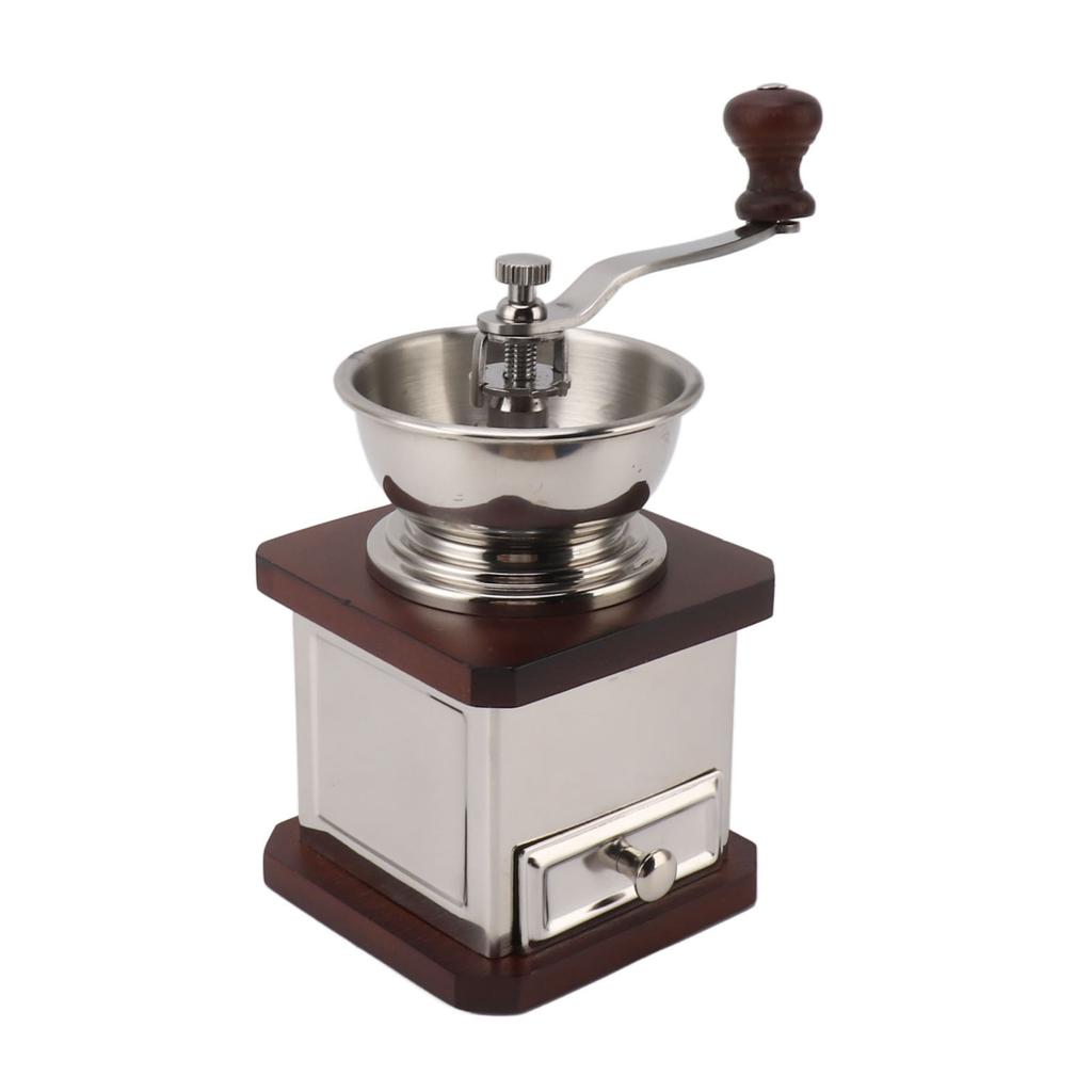 Hand Bean Coffee Grinder High Accuracy Durable Portable Hand Crank Coffee Grinder Mill for Home