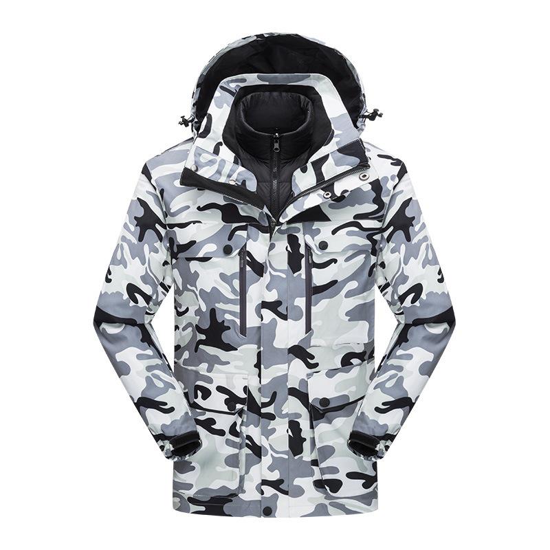 Unisex 3-in-1 Waterproof Down Jacket with