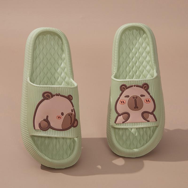 CM thick bottom EVA cool slippers men and women summer couple fashion home cute cartoon outer wear TEMU