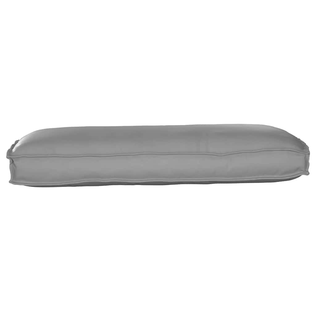 Grey Cushion 120 x 50 x 12 cm Oxford Fabric