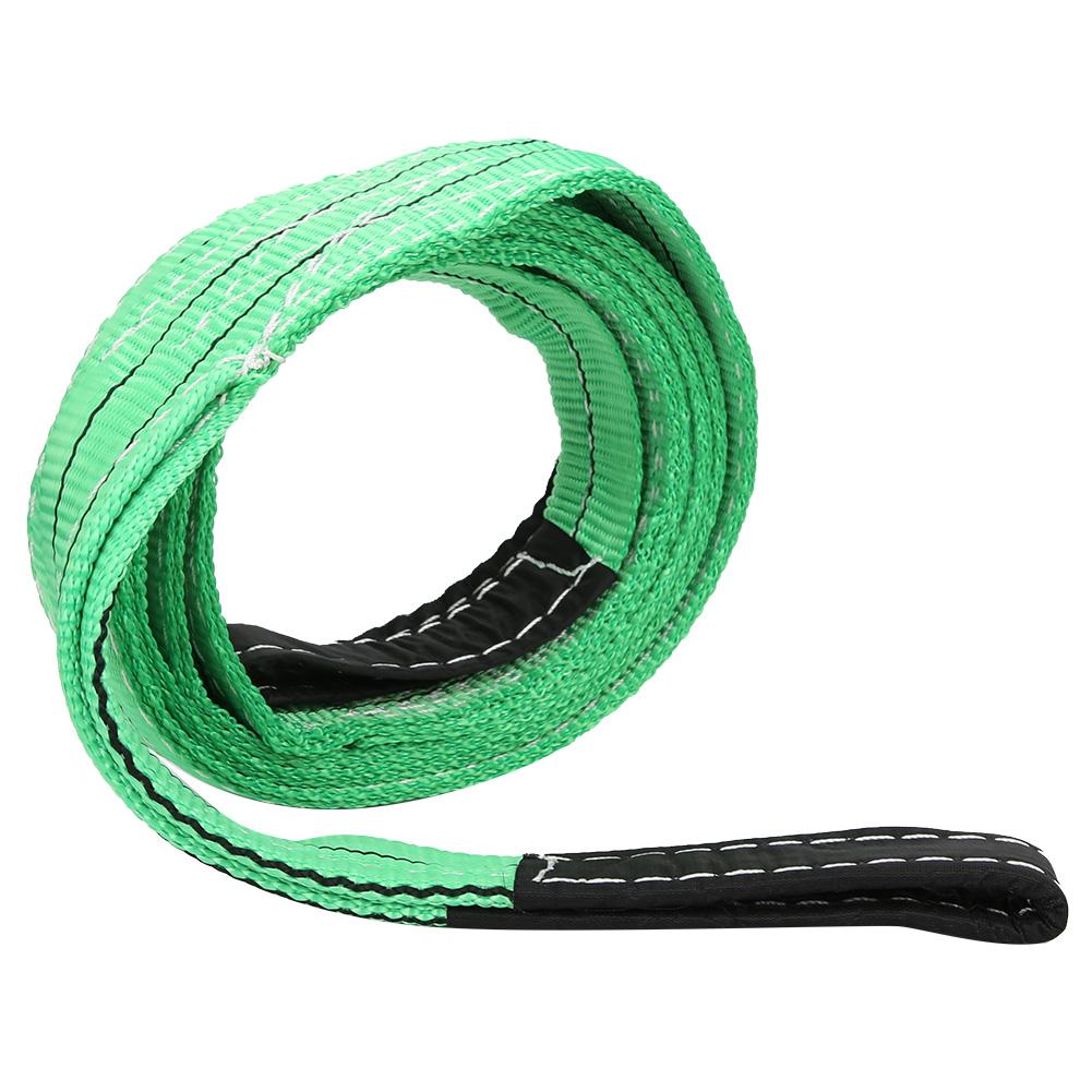 3Meter X 50mm Polyester Lifting Sling Industrial Crane Hoisting Webbing Green
