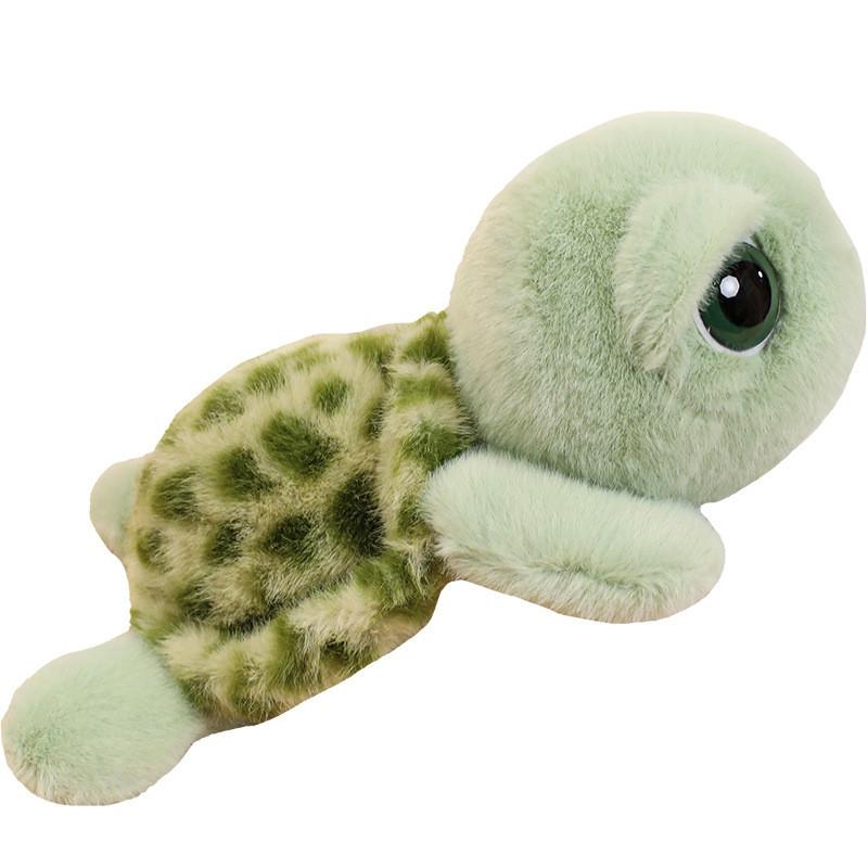 

Plush Turtle Toy With Large Eyes Soft Animal Figure For Kids Playroom Decor 22cm