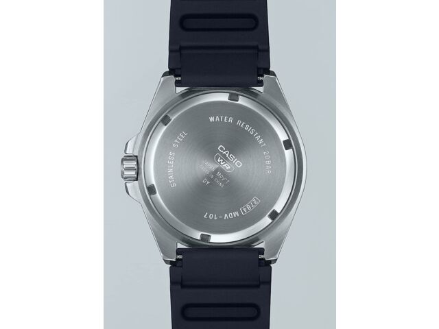 Casio Collection MDV-107-1A1J Online Limited Model Men's Black Resin Band NEW