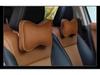 Echtes Leder Auto Nacken- und Lendenwirbelstützkissen Set