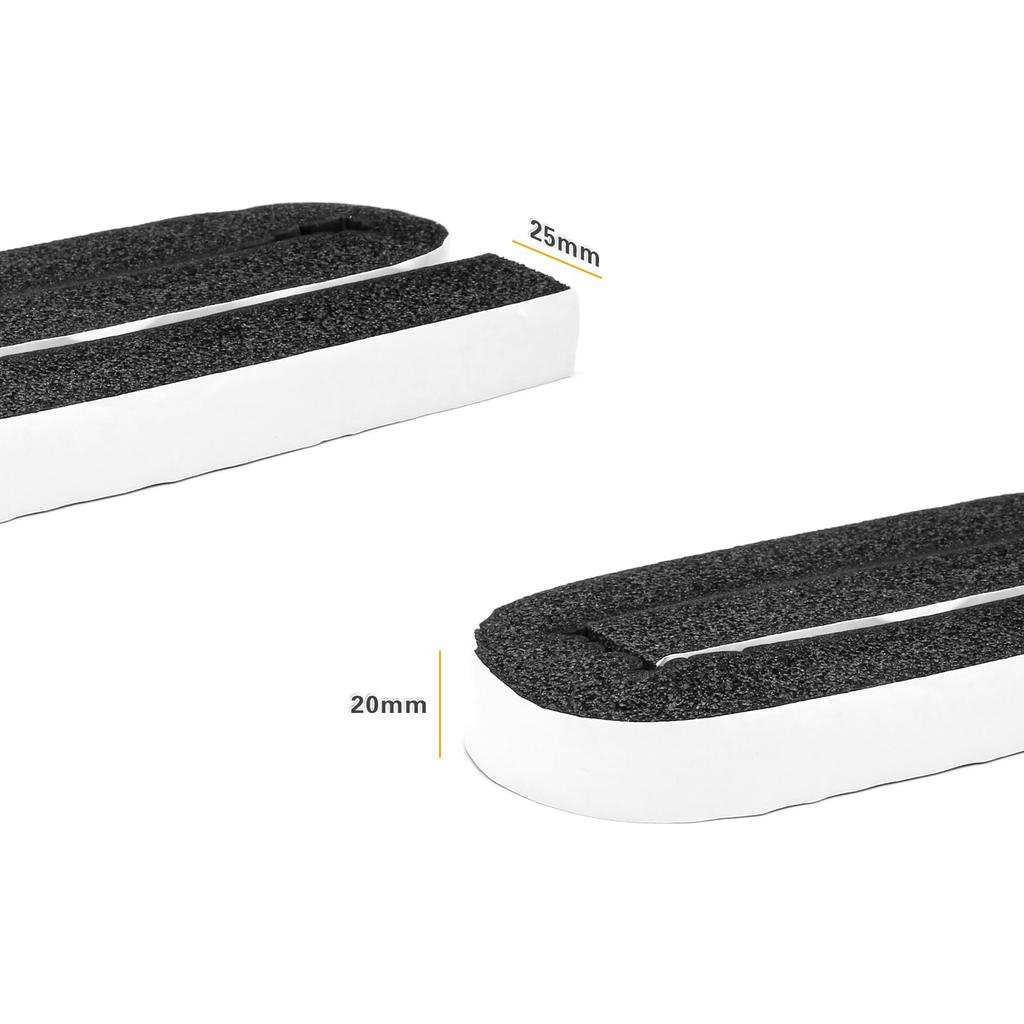 MSLANE Speaker Back Sound Absorbing Material (200mm Wide x 20mm Thick x 200mm Long) and Soundproofing Tape (20mm Wide x 25mm Thick x 600mm Long), Set