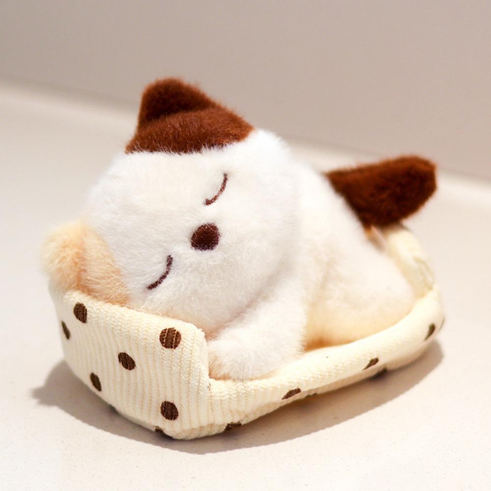 Kawaii Cartoon Begleiter Fuchs Bär Hund Katze Tier Ornamente Weißes Kaninchen Liegend in Seinem Nest Tier Kissen Geschenk