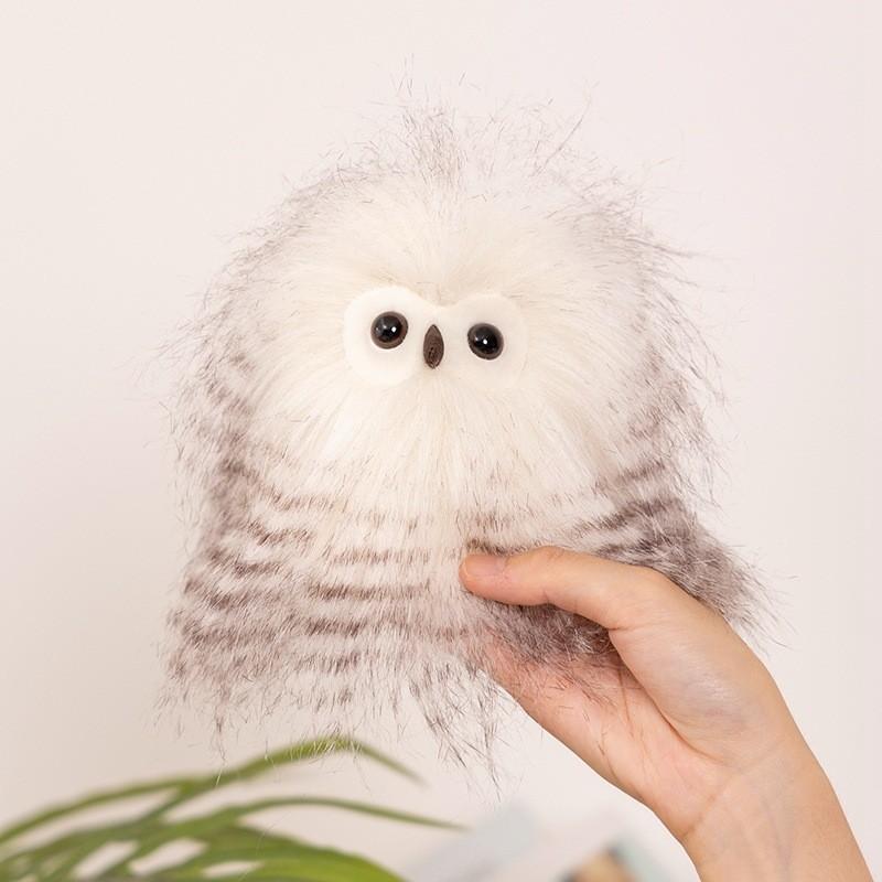 Søt Øye Jellycat Maske Ugle Plysjleketøy Myk Dukke Romdekorasjon Festivalgave