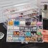 1pc drawer style acrylic multifunctional nail diamond decoration storage box desktop jewelry bead stackable organizer