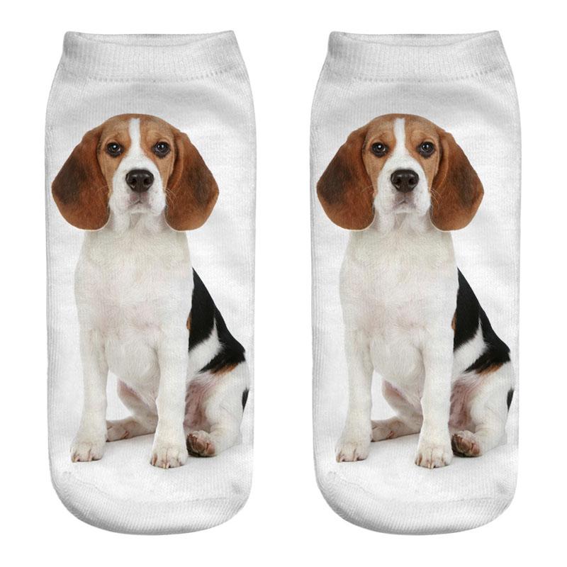 

Мода 3D печать носки с собаками Аляскинский хаски Тедди Бишон Собака Собака Лабрадор ретривер Золотистый ретривер Самоедская собака Овчарка Пудель