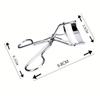 New Silver White Color Professional Portable 1pcs Woman Eyelashes Curler Clip with Handle Eyelash Cu