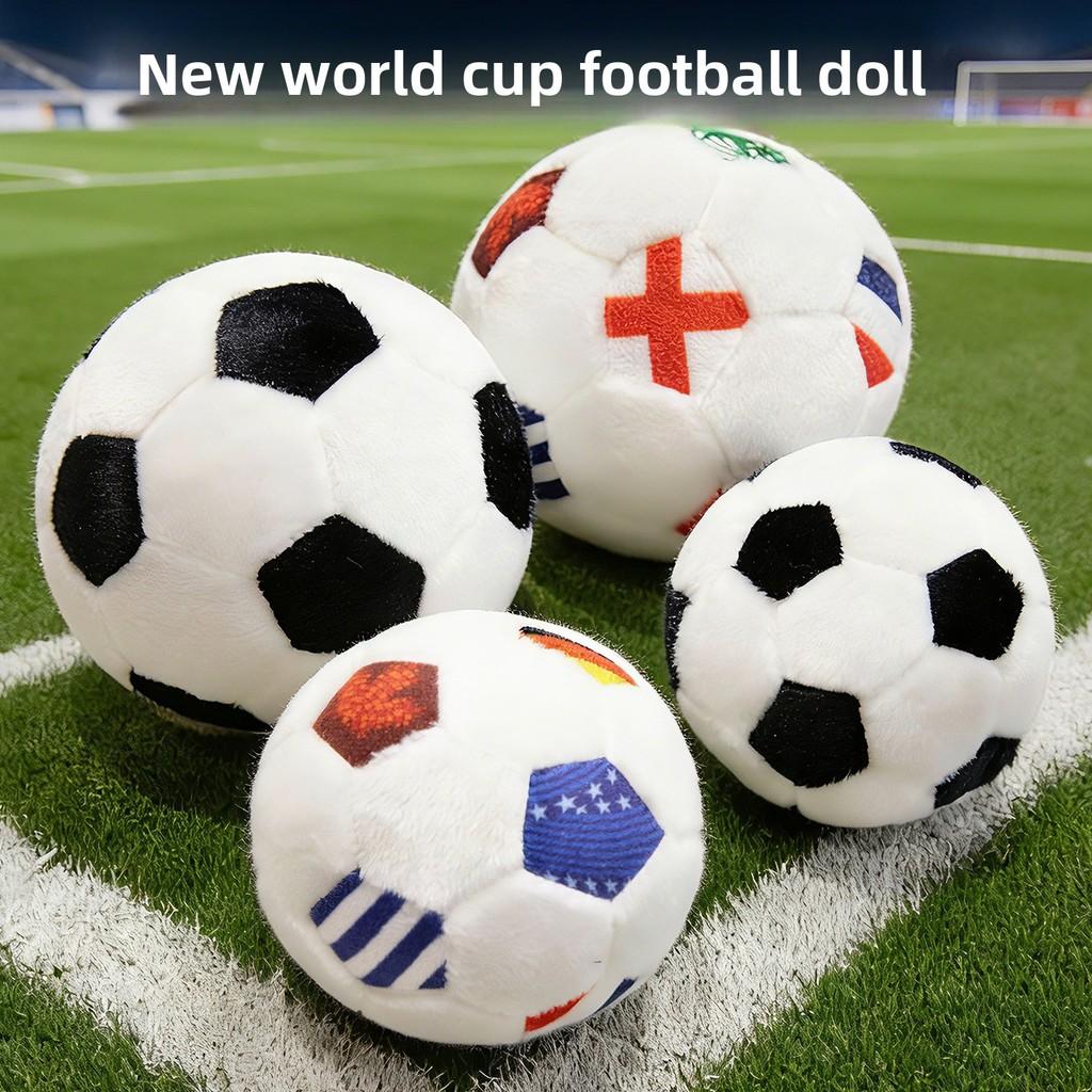 Global Football Cup Plush Doll With Pp Cotton Filling For Game Day Prizes And Collectors